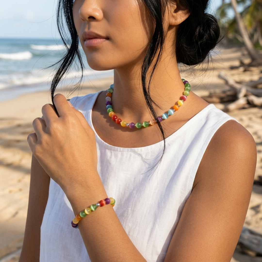 Solar Beads Set(목걸이+팔찌 세트)